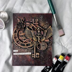 Angel – Mixed Media Painting on Canvas Board