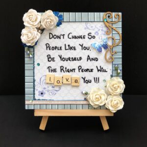 Silver Lining – Handcrafted Acrylic Abstract Canvas Art